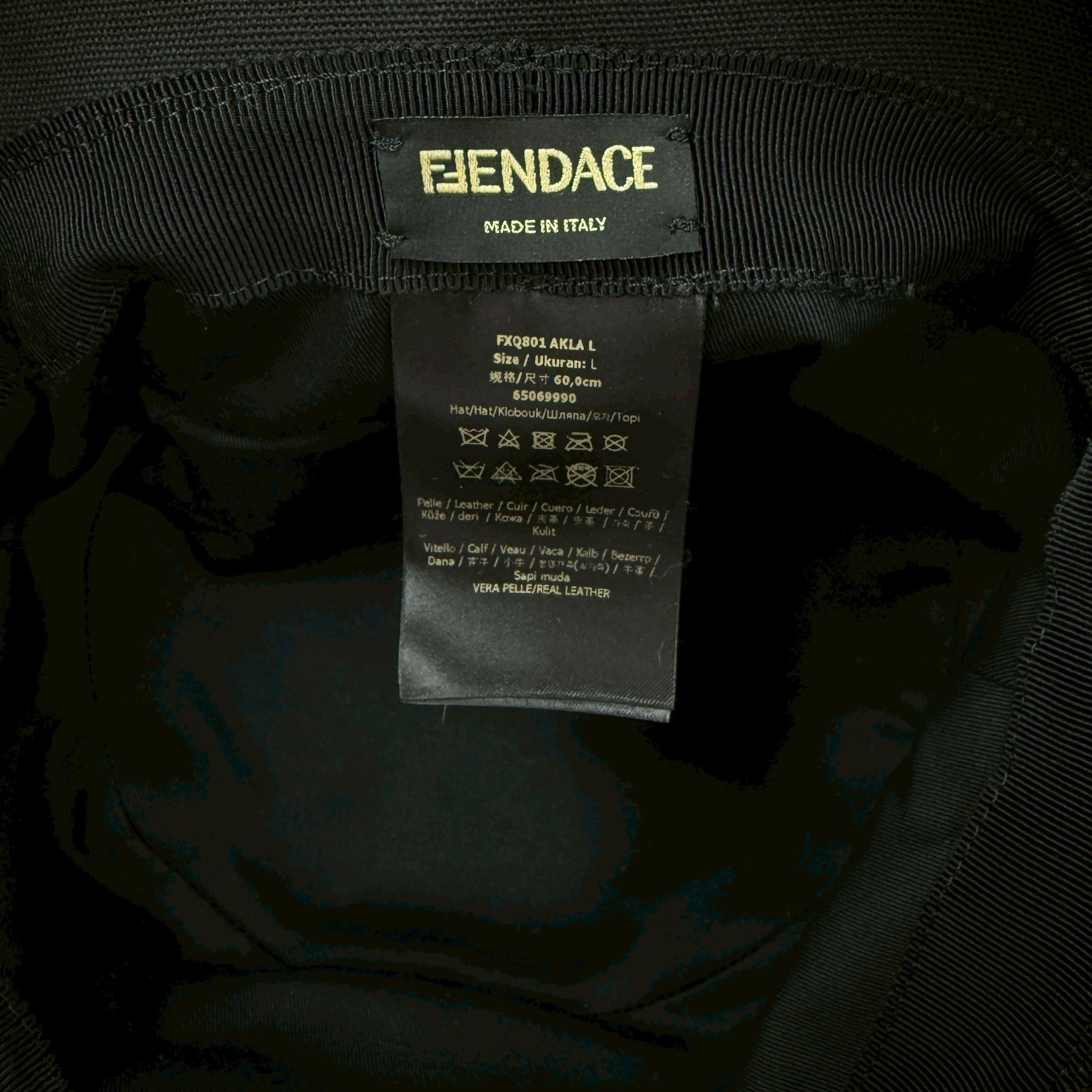 FENDI × VERSACE FENDACE バケットハット ブラック フェンダーチェ