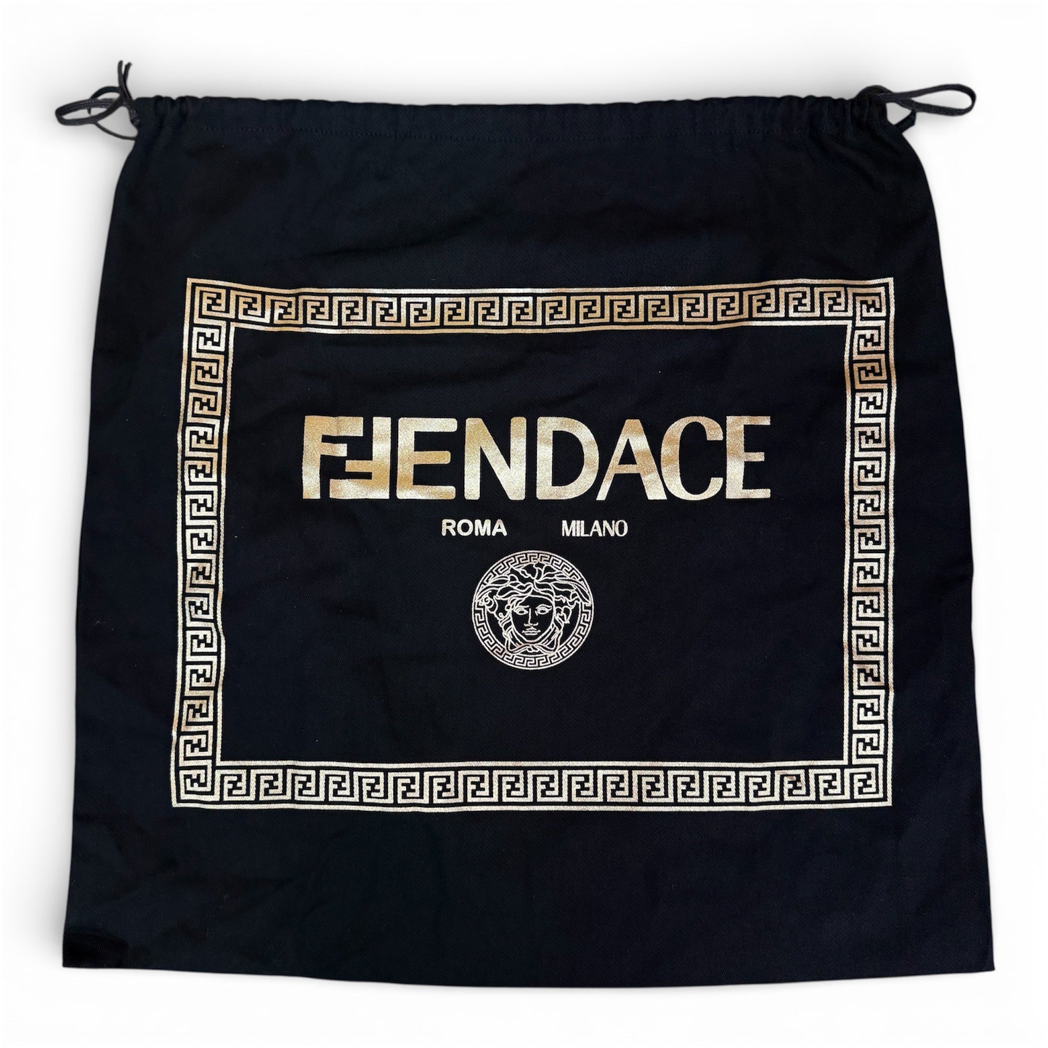 FENDI × VERSACE FENDACE バケットハット ブラック フェンダーチェ コラボ 帽子 Bucket Hat Black