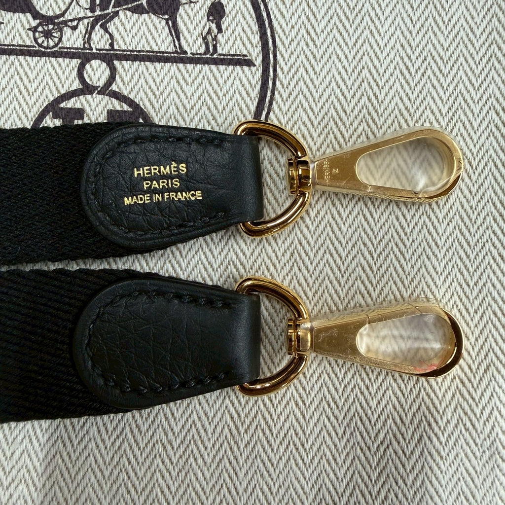 HERMÈS Evelyne TPM Black Gold Hardware Stamp K エルメス エヴリン TPM ブラック ゴールド金具 刻印K