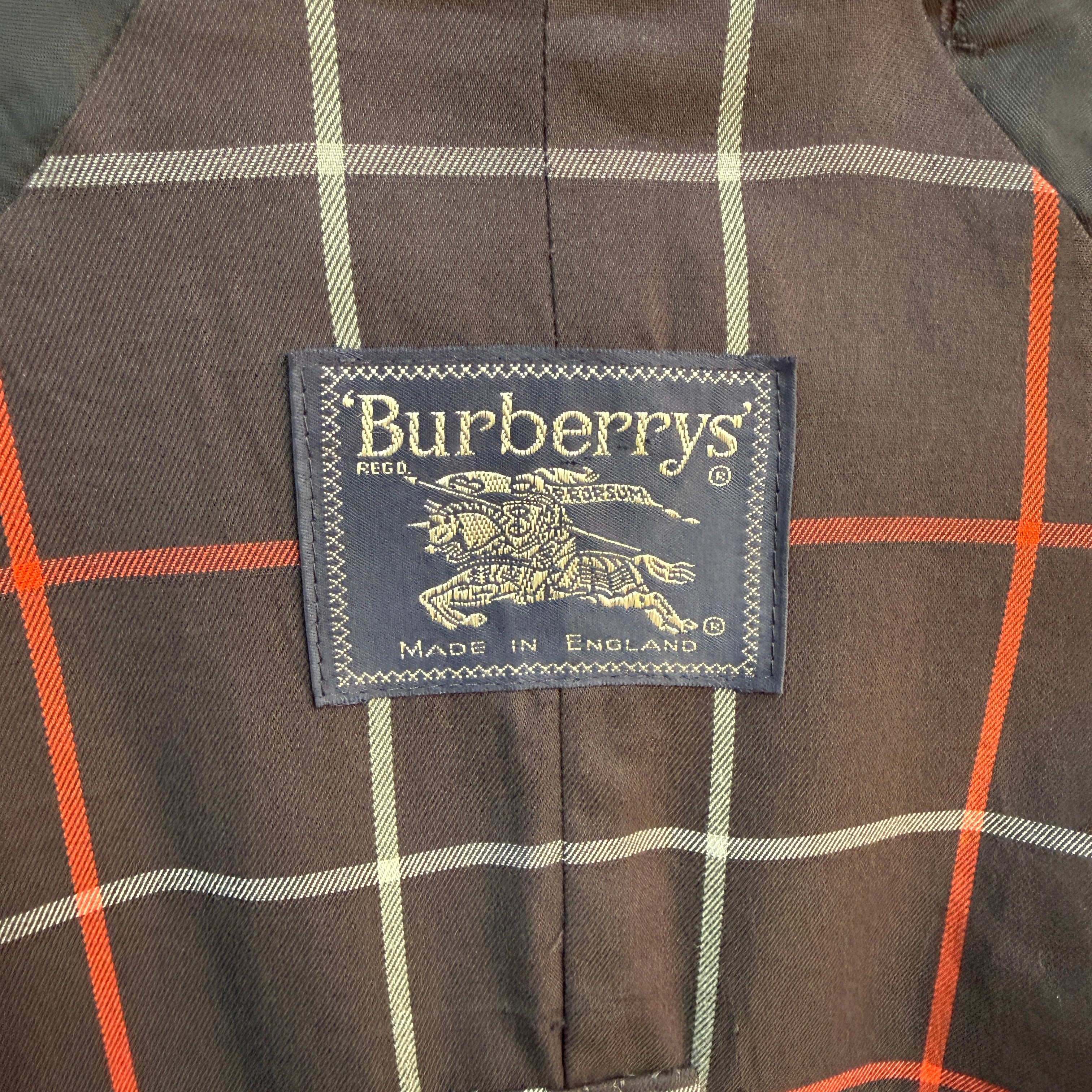 Extremely Rare Red Burberrys Balmacaan Coat 80s 英国製 バーバリーズ ヴィンテージ ノバチェック