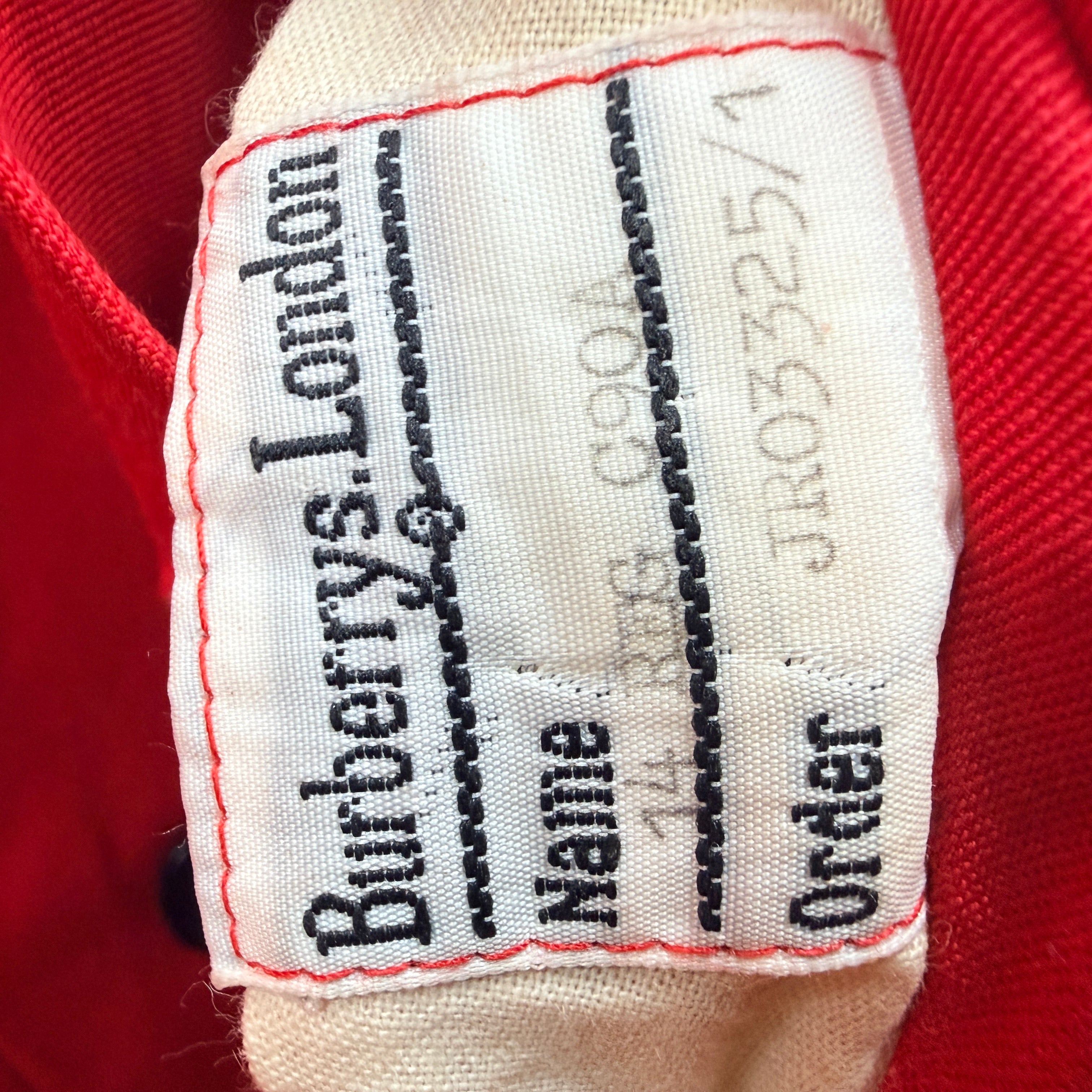 Extremely Rare Red Burberrys Balmacaan Coat 80s 英国製 バーバリーズ ヴィンテージ ノバチェック