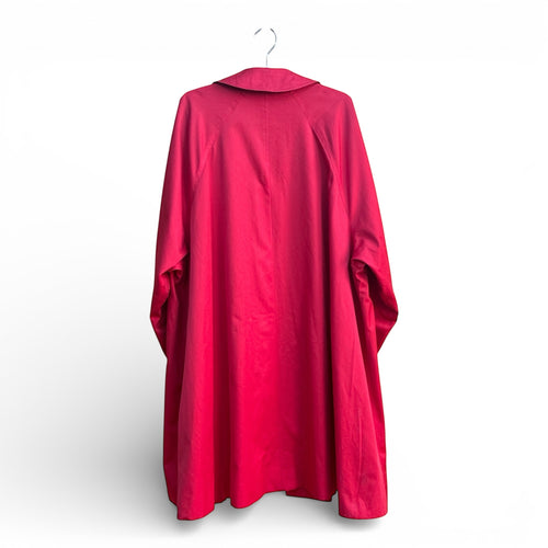 Extremely Rare Red Burberrys Balmacaan Coat 80s 英国製 バーバリーズ ヴィンテージ ノバチェック