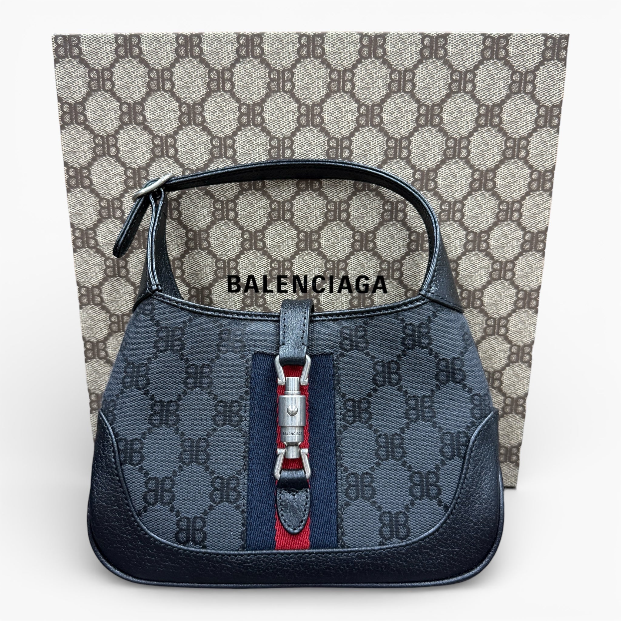 BALENCIAGA × GUCCI The Hacker Project Jackie 1961 Mini Bag