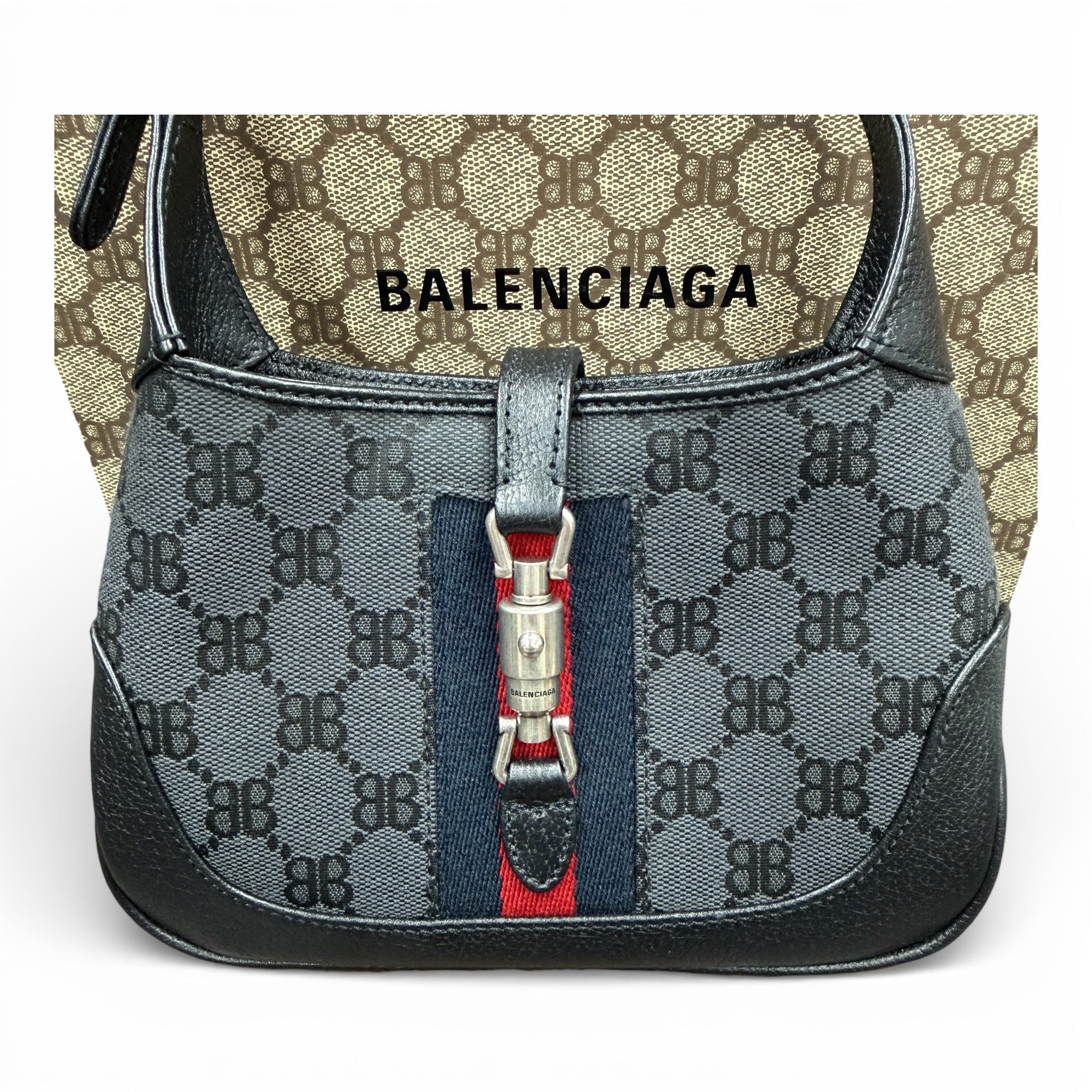 BALENCIAGA × GUCCI The Hacker Project Jackie 1961 Mini Bag