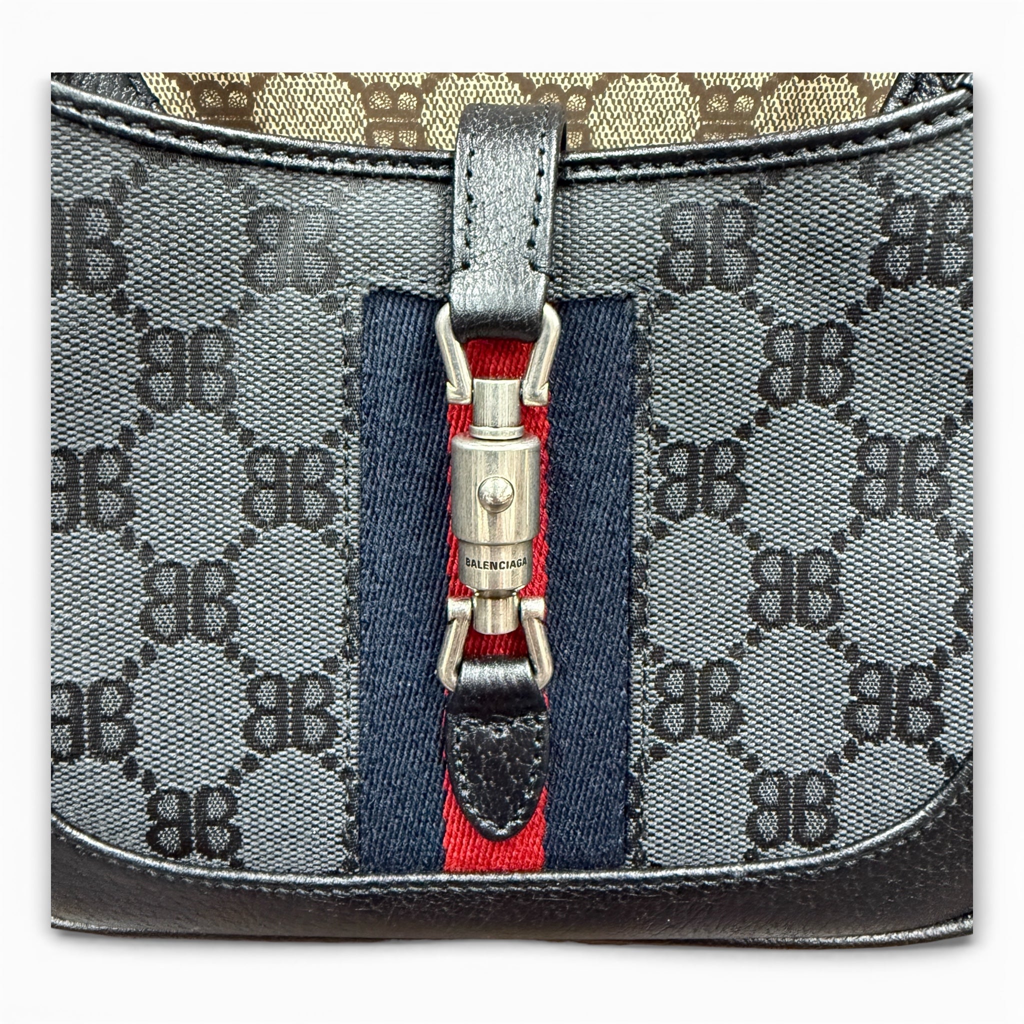 BALENCIAGA × GUCCI The Hacker Project Jackie 1961 Mini Bag