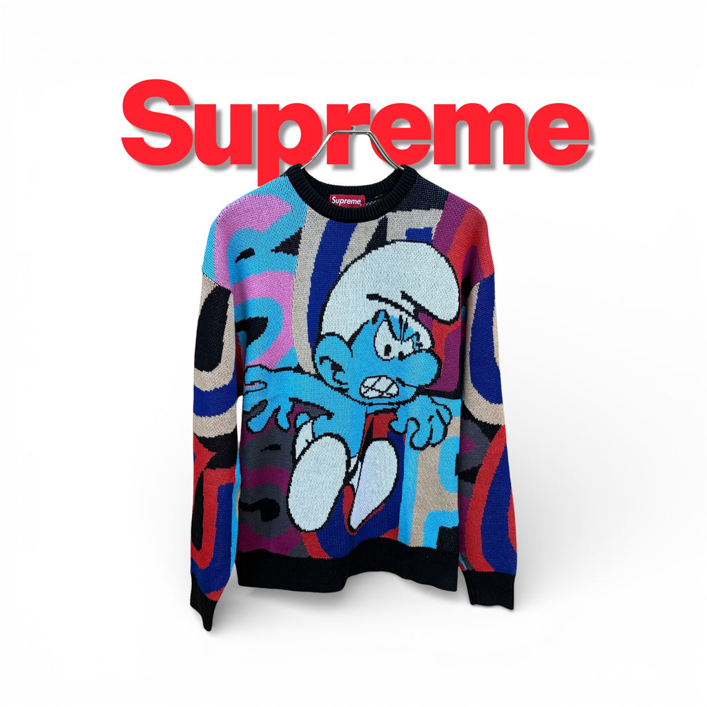 Supreme Smurfs Knit Sweater Size M シュプリーム スマーフ ニット セーター