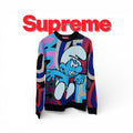 Supreme Smurfs Knit Sweater Size M シュプリーム スマーフ ニット セーター