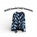 BLACK Scandal Yohji Yamamoto Graphic Knit Sweater