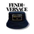 FENDI × VERSACE FENDACE バケットハット ブラック フェンダーチェ コラボ 帽子 Bucket Hat Black
